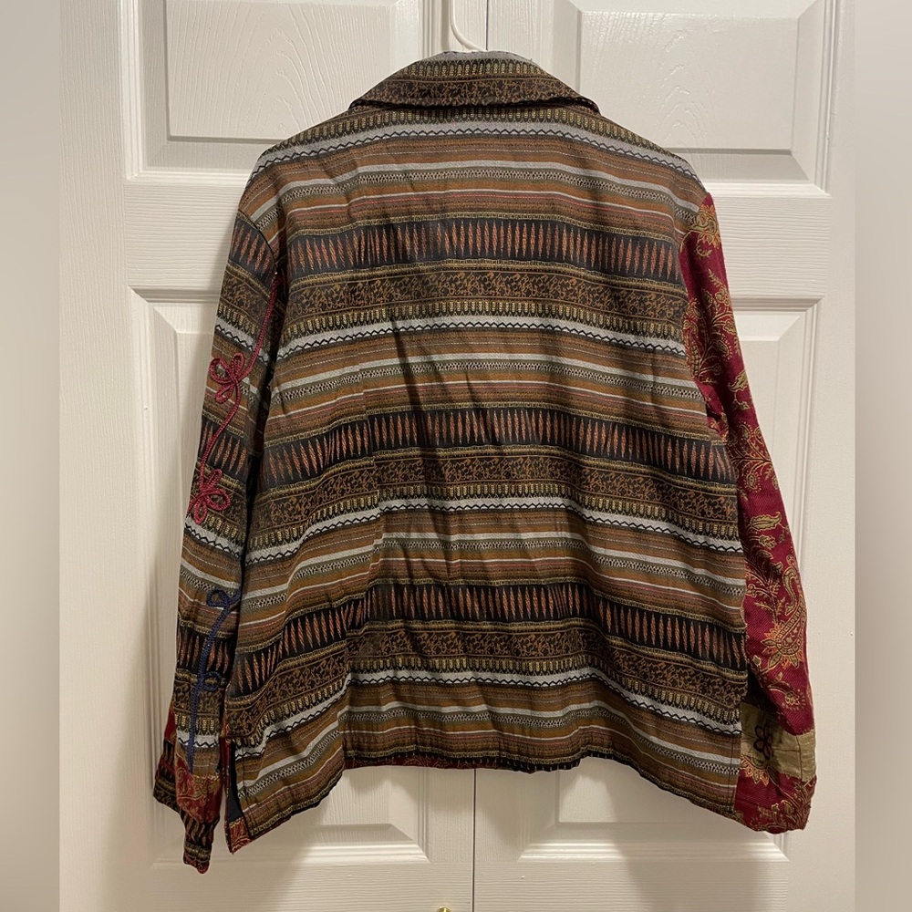 Patchwork Hobo Hippie Jacket - image 3